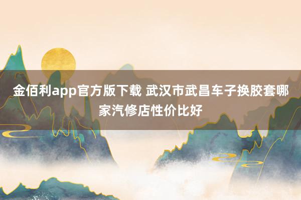 金佰利app官方版下载 武汉市武昌车子换胶套哪家汽修店性价比好